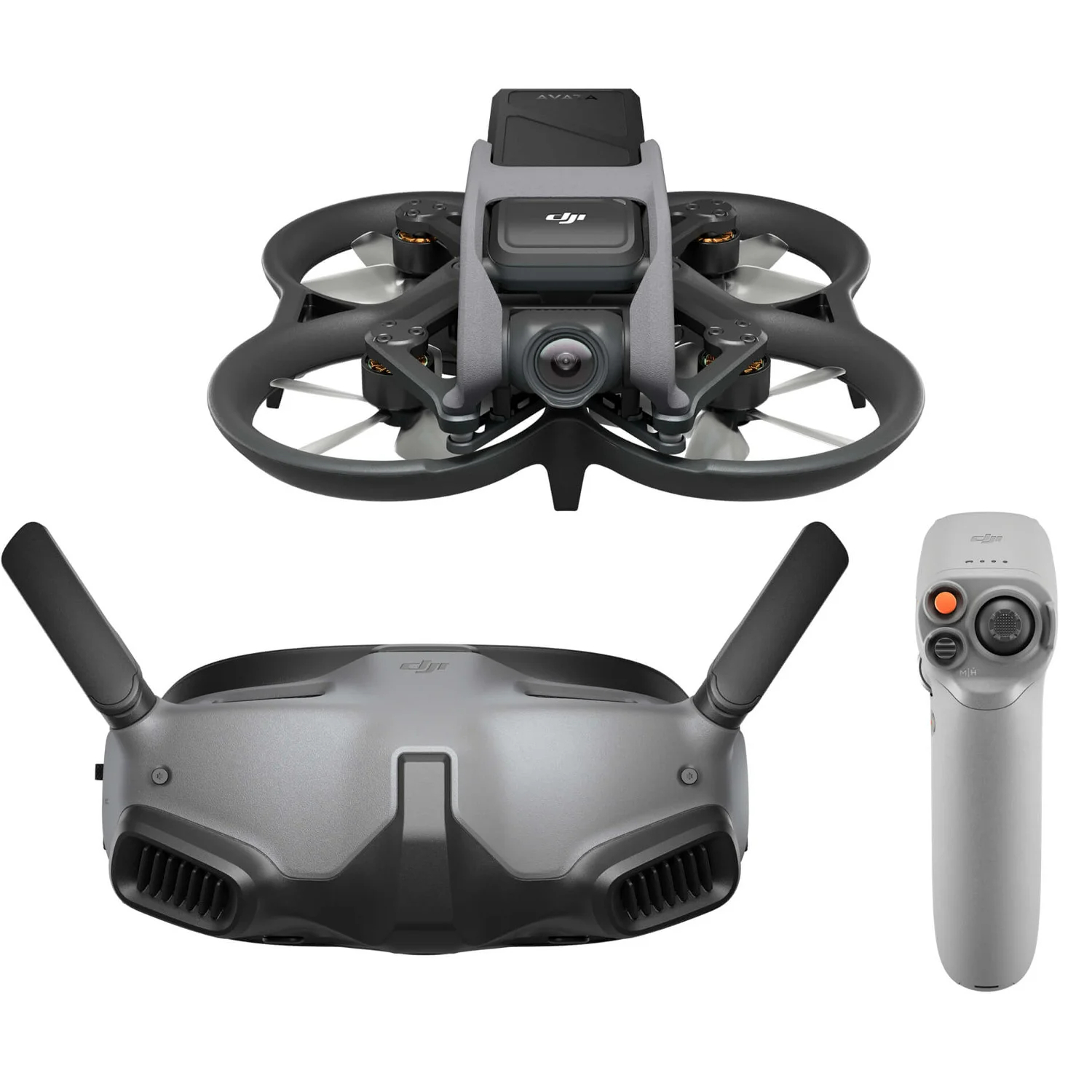 

Квадрокоптер DJI Avata Explorer Combo Grey (DJI Goggles Integra, RC Motion), Серый, Avata Explorer Combo