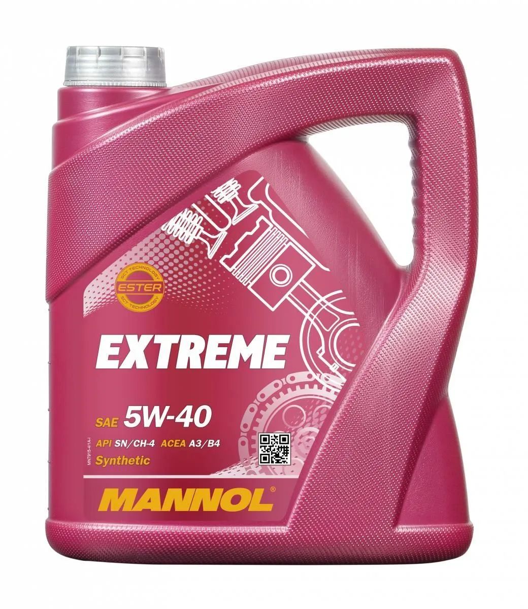 Моторное масло Mannol Extreme 5W40 4л 3310₽