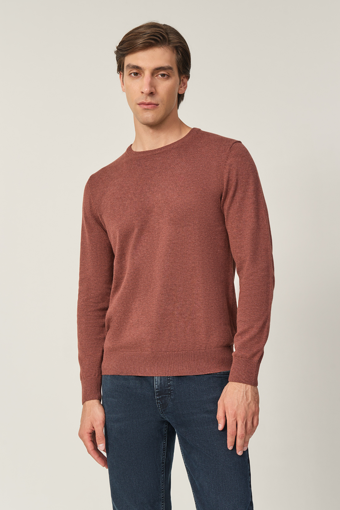 

Джемпер мужской Baon B631202 коричневый XXL, B631202