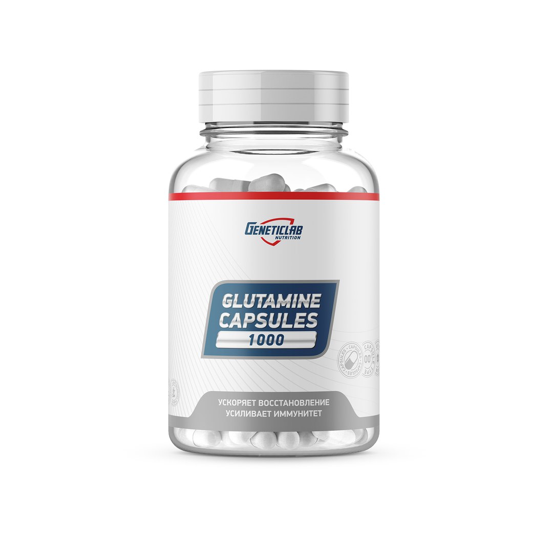

Аминокислота Geneticlab Nutrition Glutamine capsules 180 капс