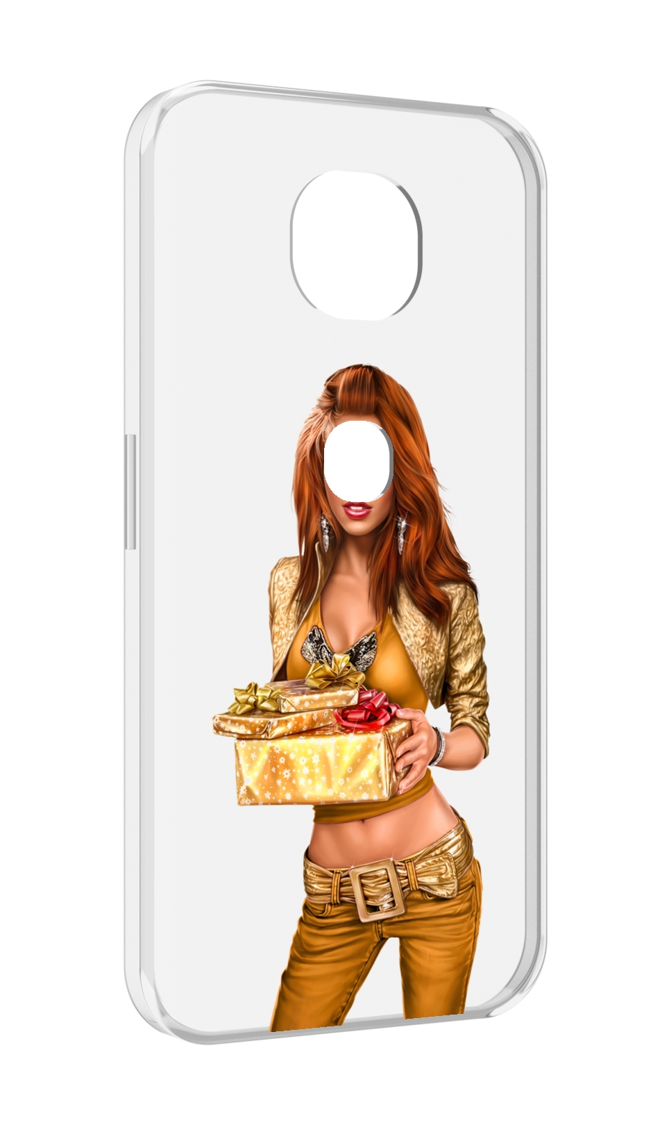 

Чехол MyPads золотая-девочка-с-подарком женский для Motorola Moto G5S (XT1799-2), Прозрачный, Tocco