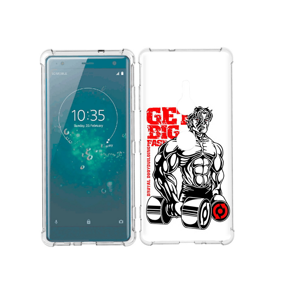 

Чехол MyPads Tocco для Sony Xperia XZ3 накаченное тело, Прозрачный, Tocco