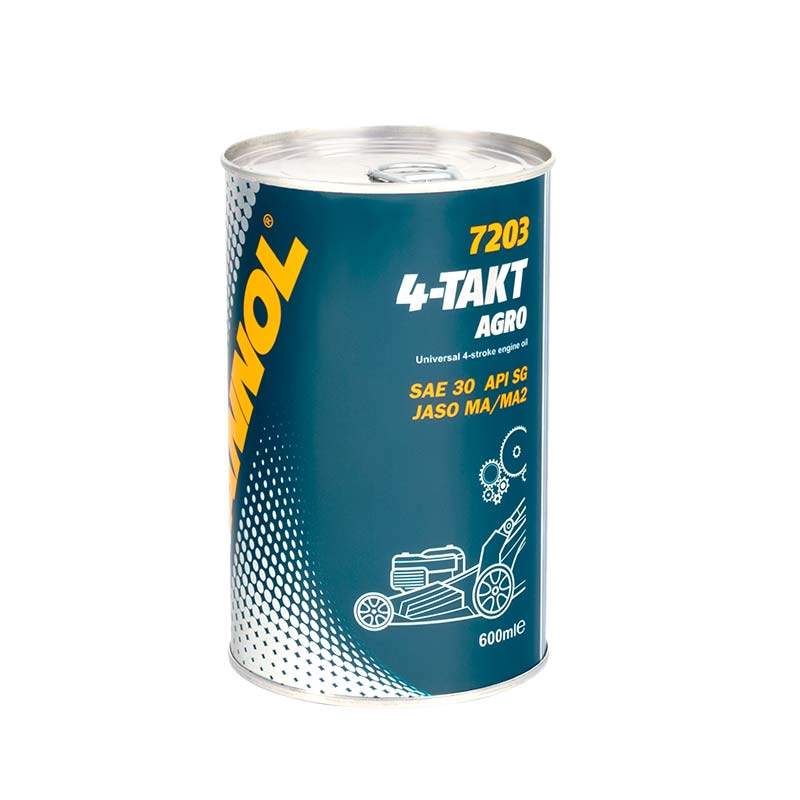 7203 MANNOL 4-TAKT AGRO SAE 30 0,6 л. Минеральное моторное масло для садовой техники