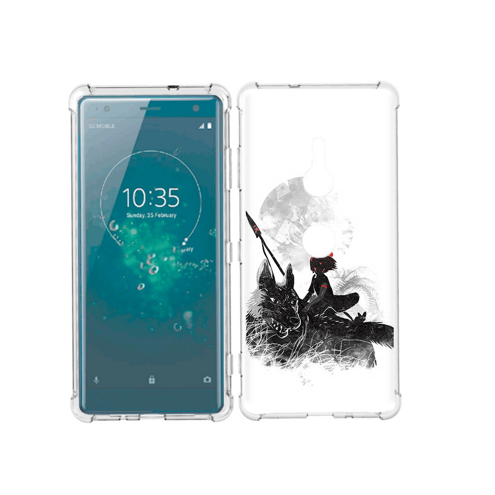 

Чехол MyPads Tocco для Sony Xperia XZ3 мононоке, Прозрачный, Tocco