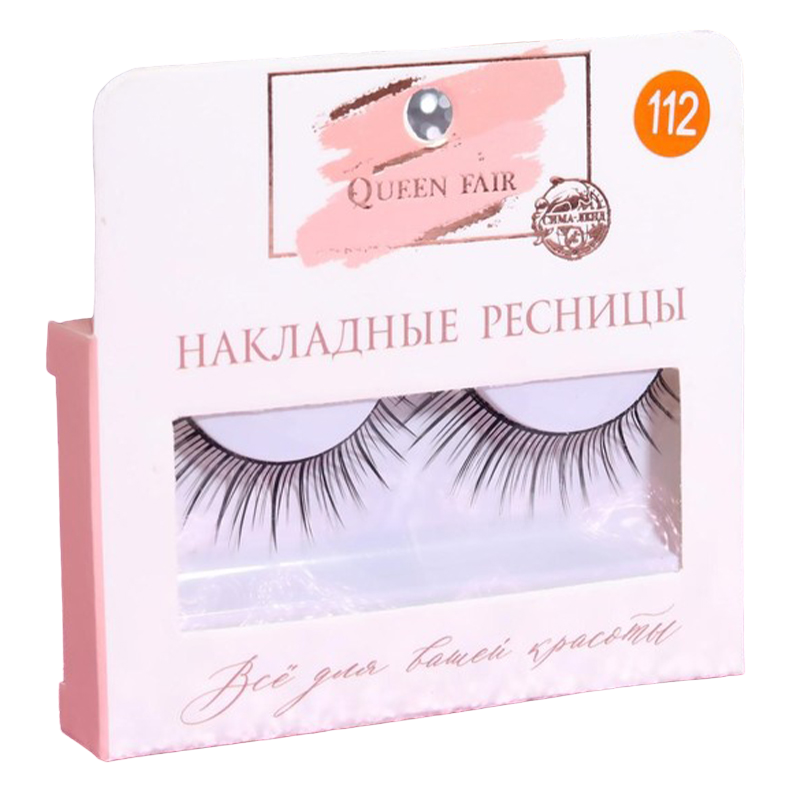 Ресницы накладные Натурель с клеем, P112