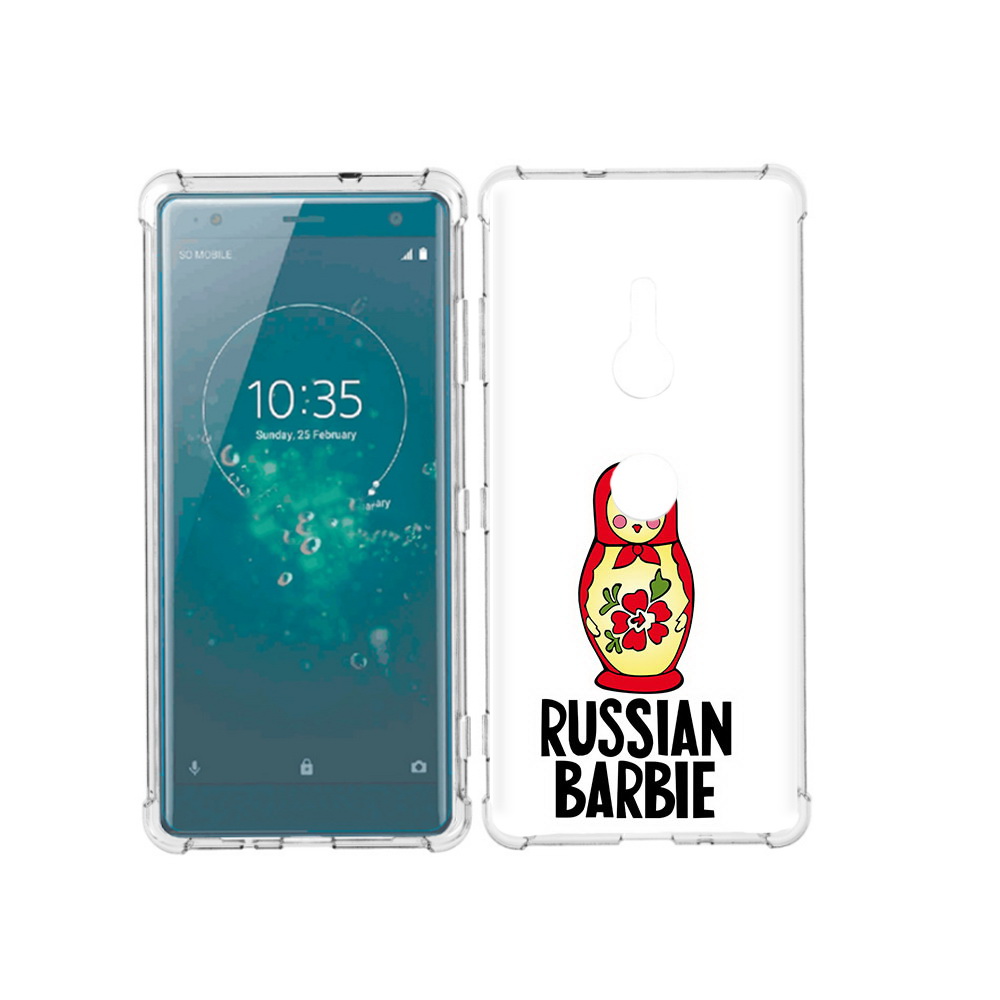 

Чехол MyPads Tocco для Sony Xperia XZ3 матрешка, Прозрачный, Tocco