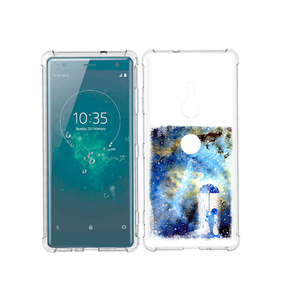 

Чехол MyPads Tocco для Sony Xperia XZ3 мальчик в небе, Прозрачный, Tocco