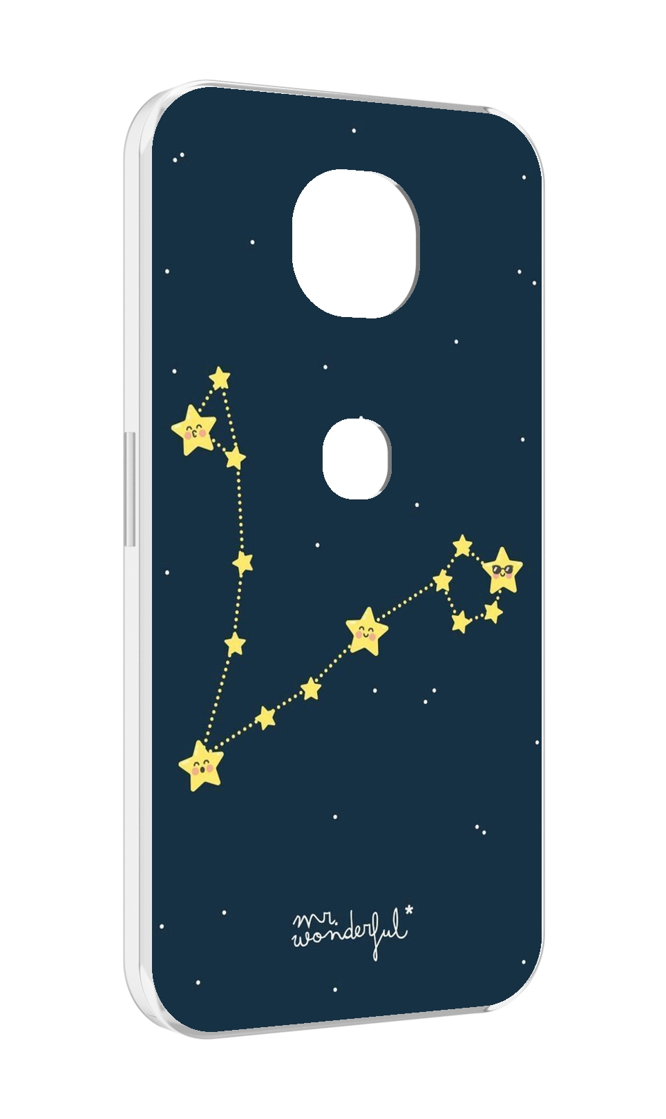 

Чехол MyPads знак зодиака рыбы 1 для Motorola Moto G5S (XT1799-2), Прозрачный, Tocco