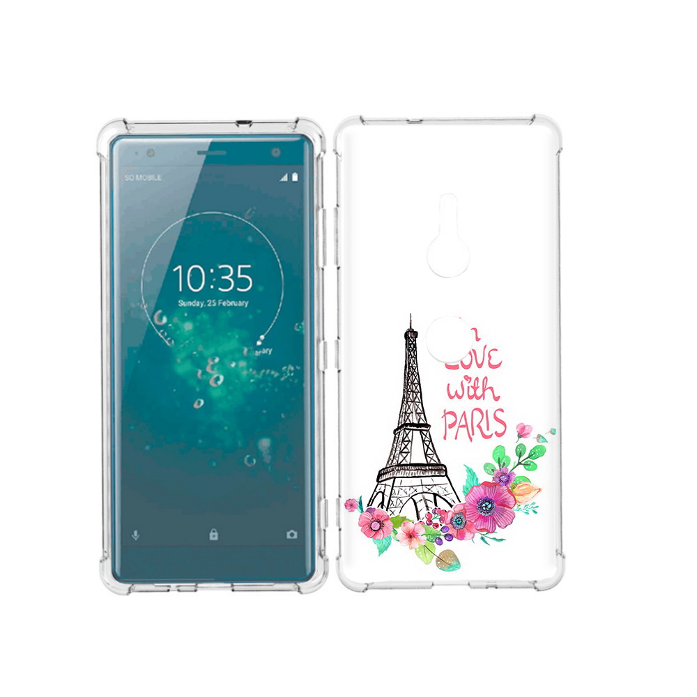 

Чехол MyPads Tocco для Sony Xperia XZ3 любимый париж, Прозрачный, Tocco