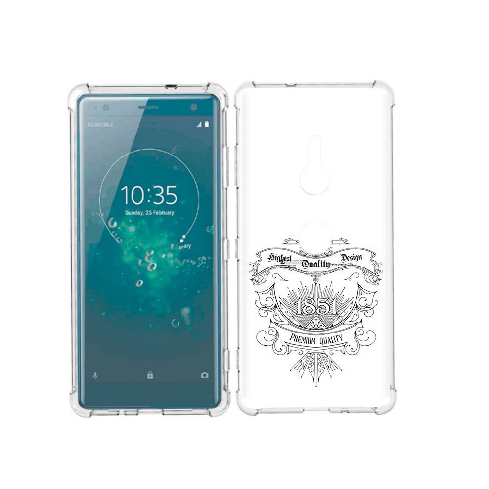 

Чехол MyPads Tocco для Sony Xperia XZ3 логотип 1851 год, Прозрачный, Tocco