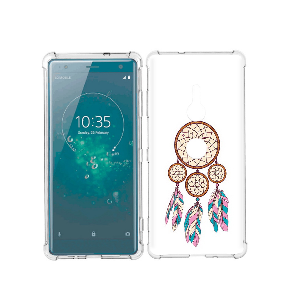 

Чехол MyPads Tocco для Sony Xperia XZ3 ловец снов бежевый, Прозрачный, Tocco