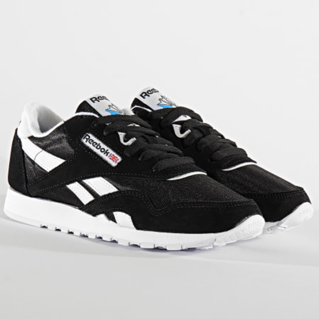 Спортивные кроссовки женские Reebok Classic Nylon черные 6 US