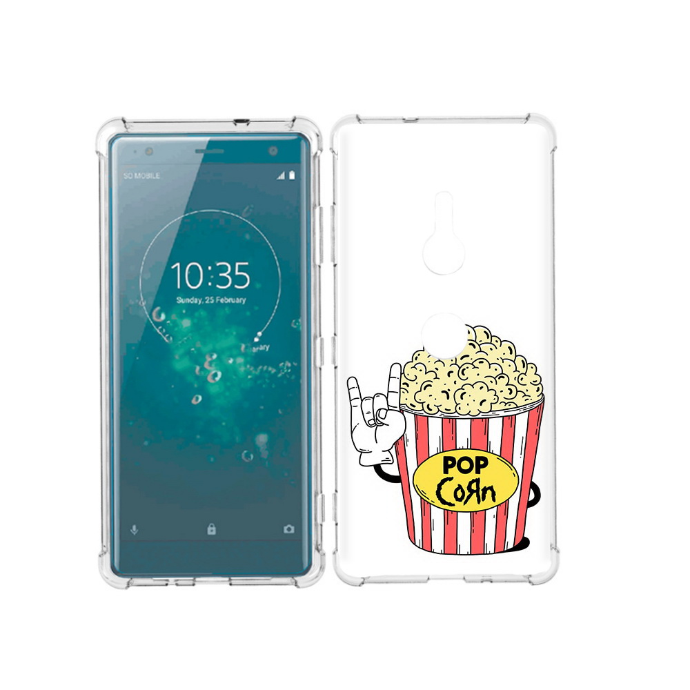 

Чехол MyPads Tocco для Sony Xperia XZ3 крутой попкорн, Прозрачный, Tocco