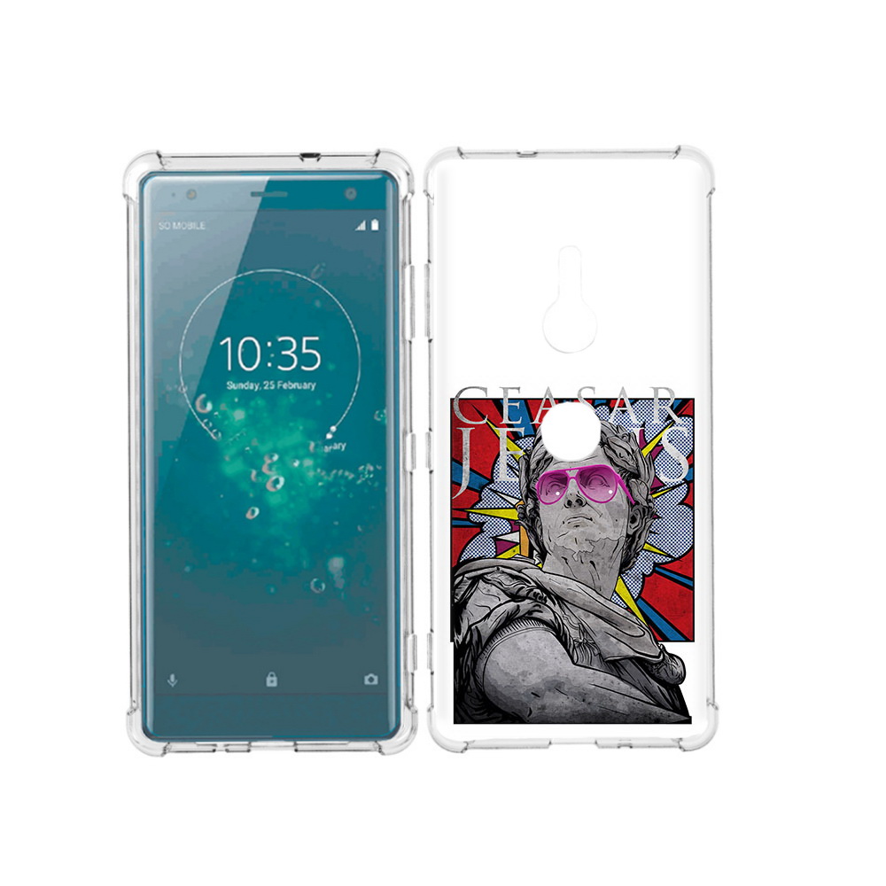 

Чехол MyPads Tocco для Sony Xperia XZ3 крутая статуя свободы, Прозрачный, Tocco