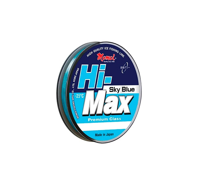 Монофильная леска для рыбалки Momoi Hi-Max Sky Blue (3 / 0.15 / 2.5 / 3 / голубой / sky