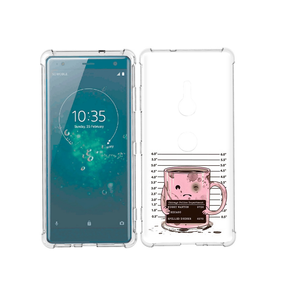 

Чехол MyPads Tocco для Sony Xperia XZ3 кружка, Прозрачный, Tocco