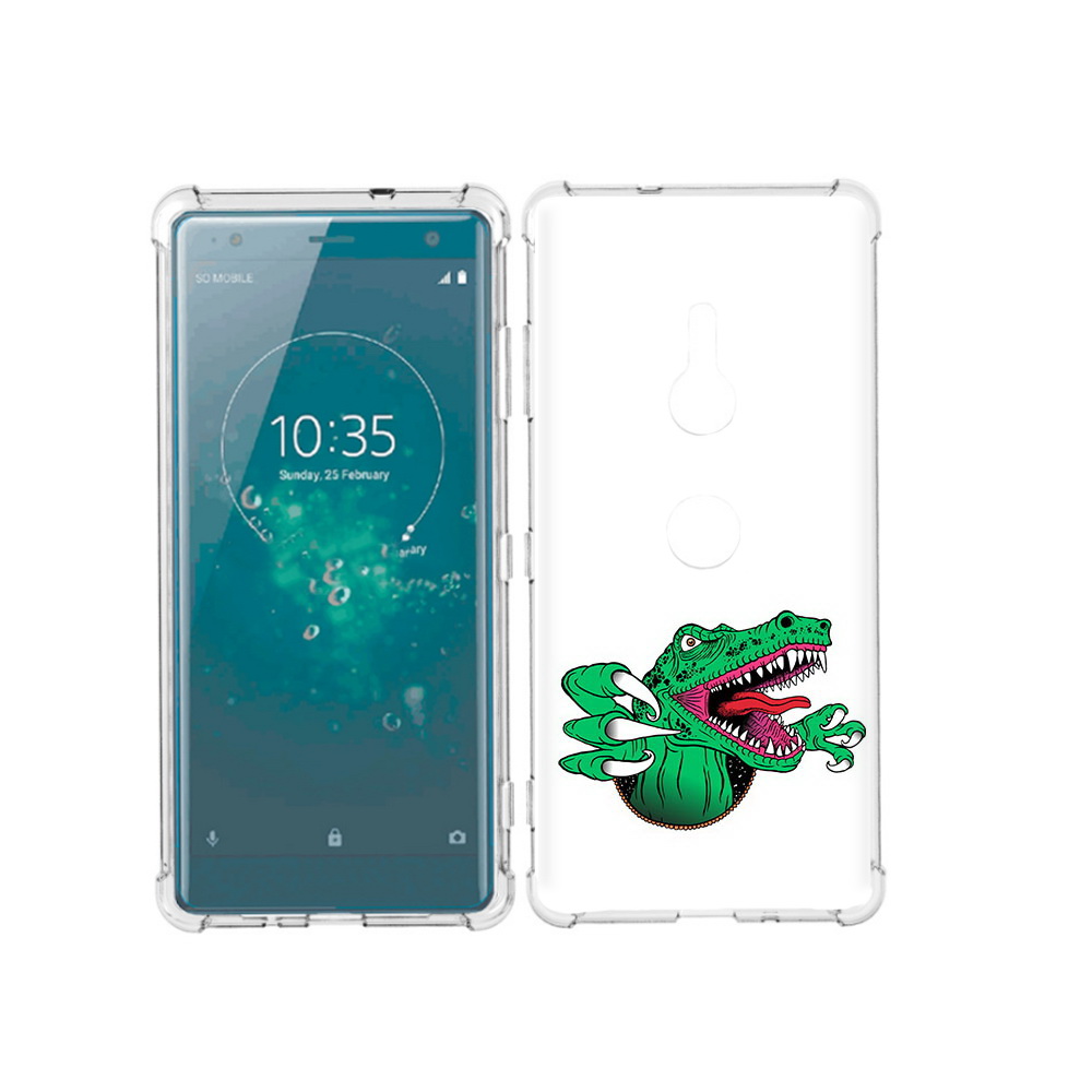 

Чехол MyPads Tocco для Sony Xperia XZ3 крокодил, Прозрачный, Tocco