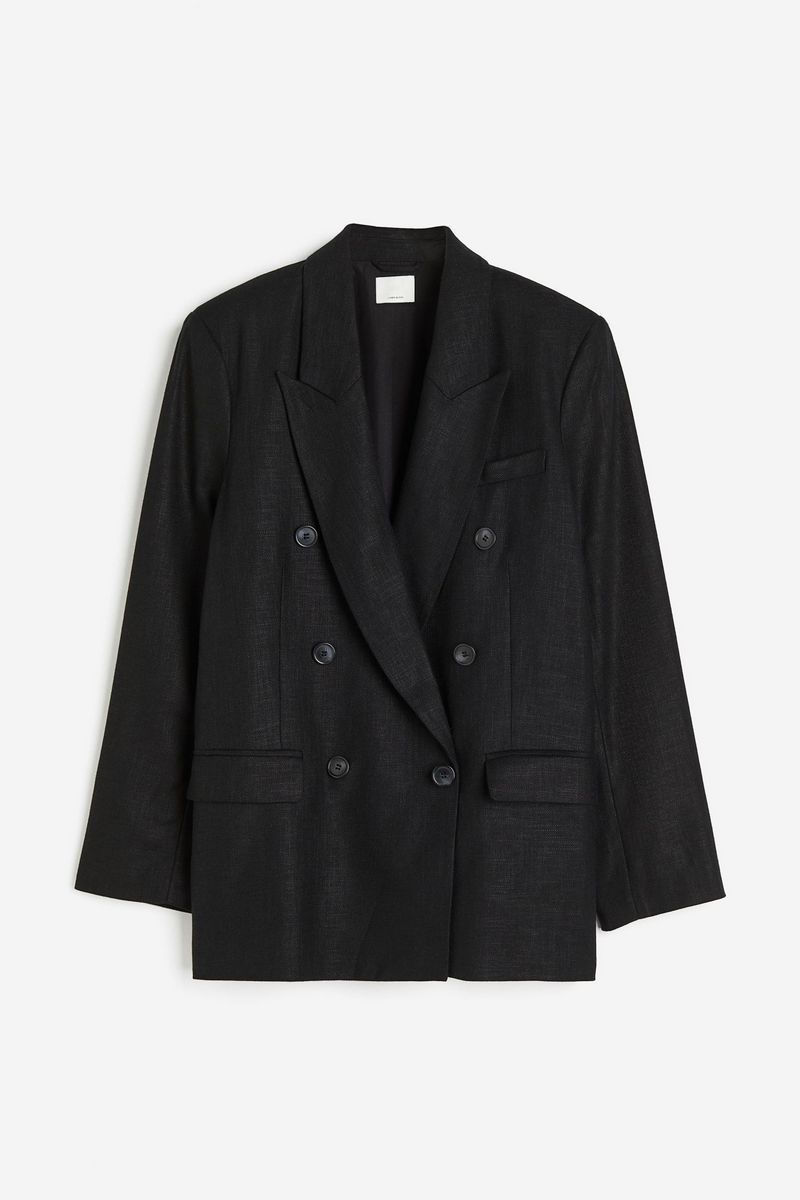

Пиджак женский H&M 1209619 черный M, 1209619
