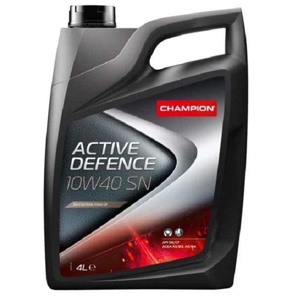 Моторное масло Champion полусинтетическое SN/CF ACTIVE DEFENCE 10W40 4л