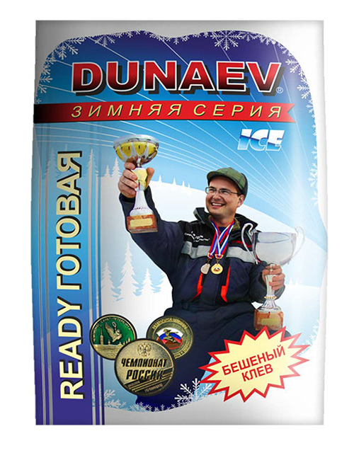 

DUNAEV Прикормка DUNAEV ICE-READY 0.75кг (Мотыль)