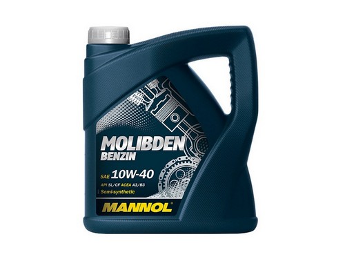 

Моторное масло Mannol полусинтетическое Molibden API SN/CH-4 10W40 4л