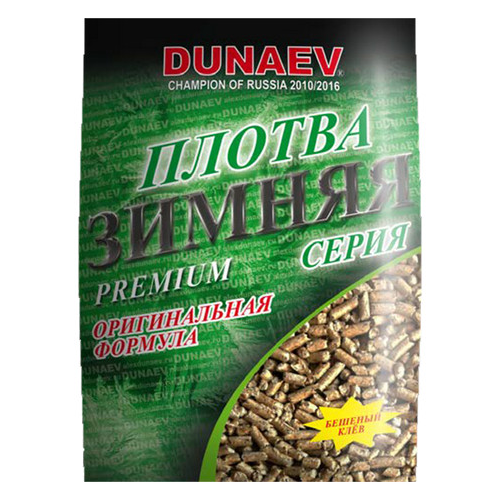 

DUNAEV Прикормка DUNAEV ICE-PELLETS 0.9кг (Плотва), Серый