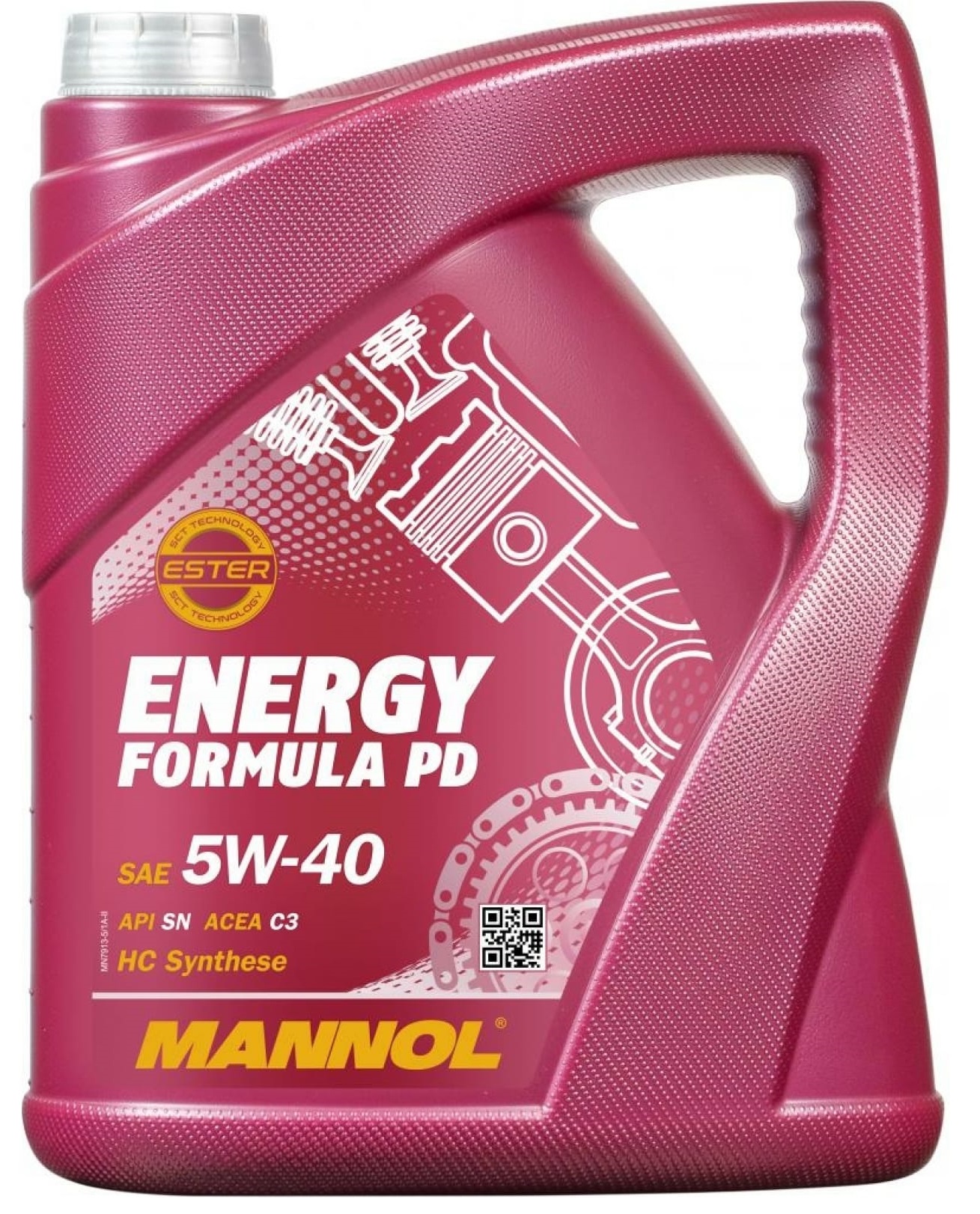 фото Mannol масло моторное 5w40 синт. energy formula pd c3 sn/sm/cf (5л) (mannol)