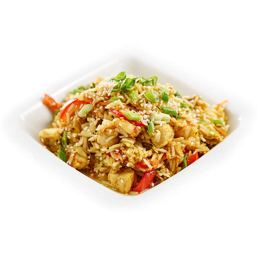 

Курица СВ по-тайски, с рисом и овощами, 270 г