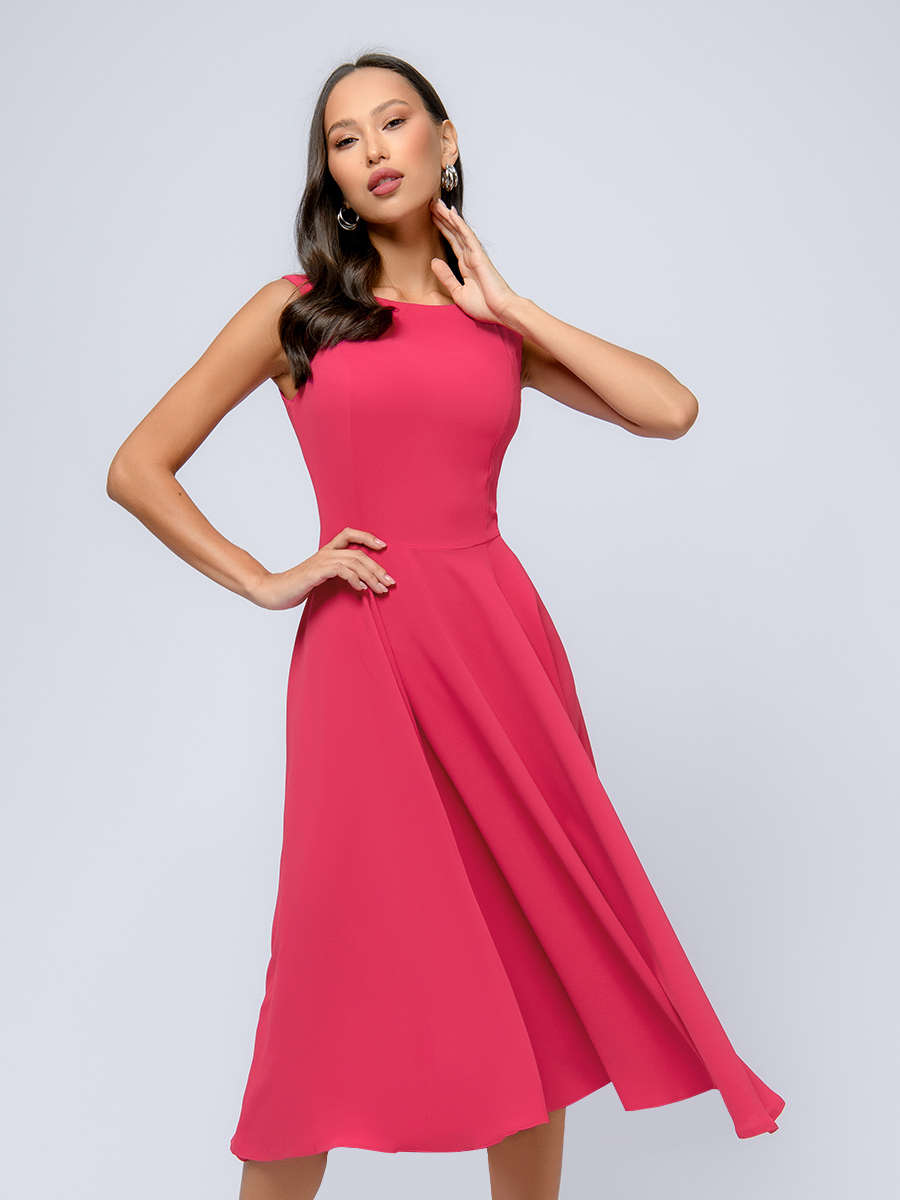 

Платье женское 1001dress 0200532 розовое 48, Розовый, 0200532