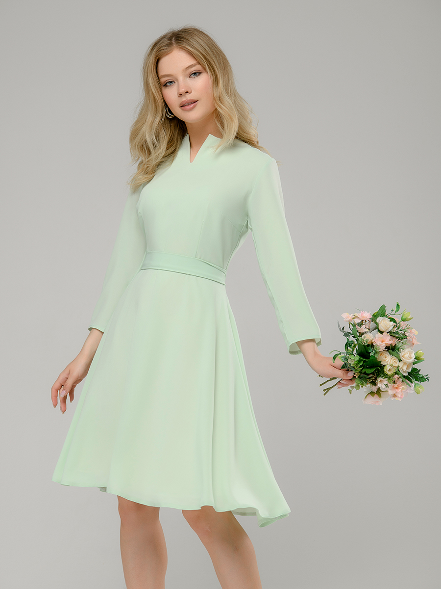 

Платье женское 1001dress 0202762 зеленое 42, Зеленый, 0202762