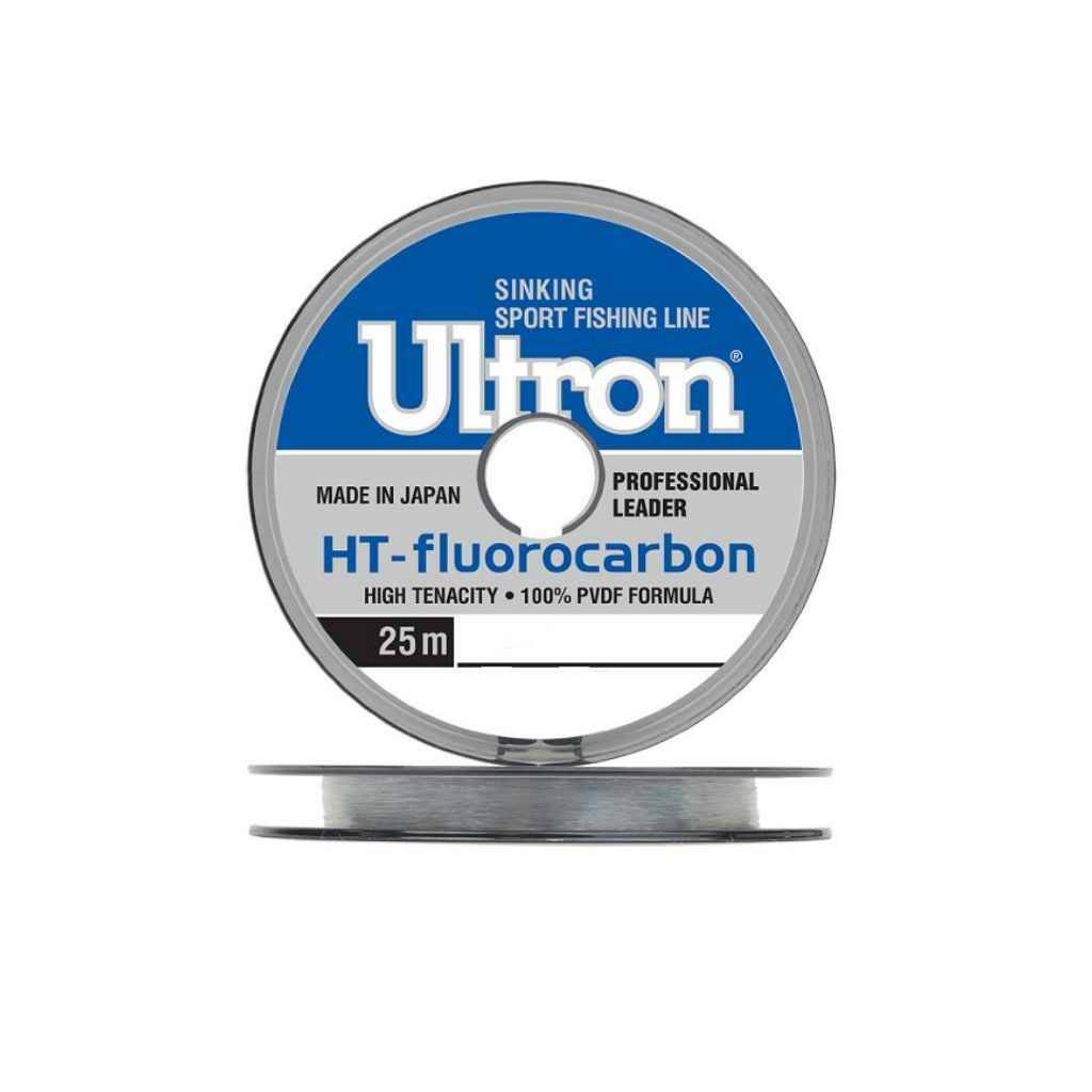 Флюорокарбоновая леска для рыбалки ULTRON Fluorocarbon (- / 3 / 0.3 / 7.1 / 25 / 3 / clear