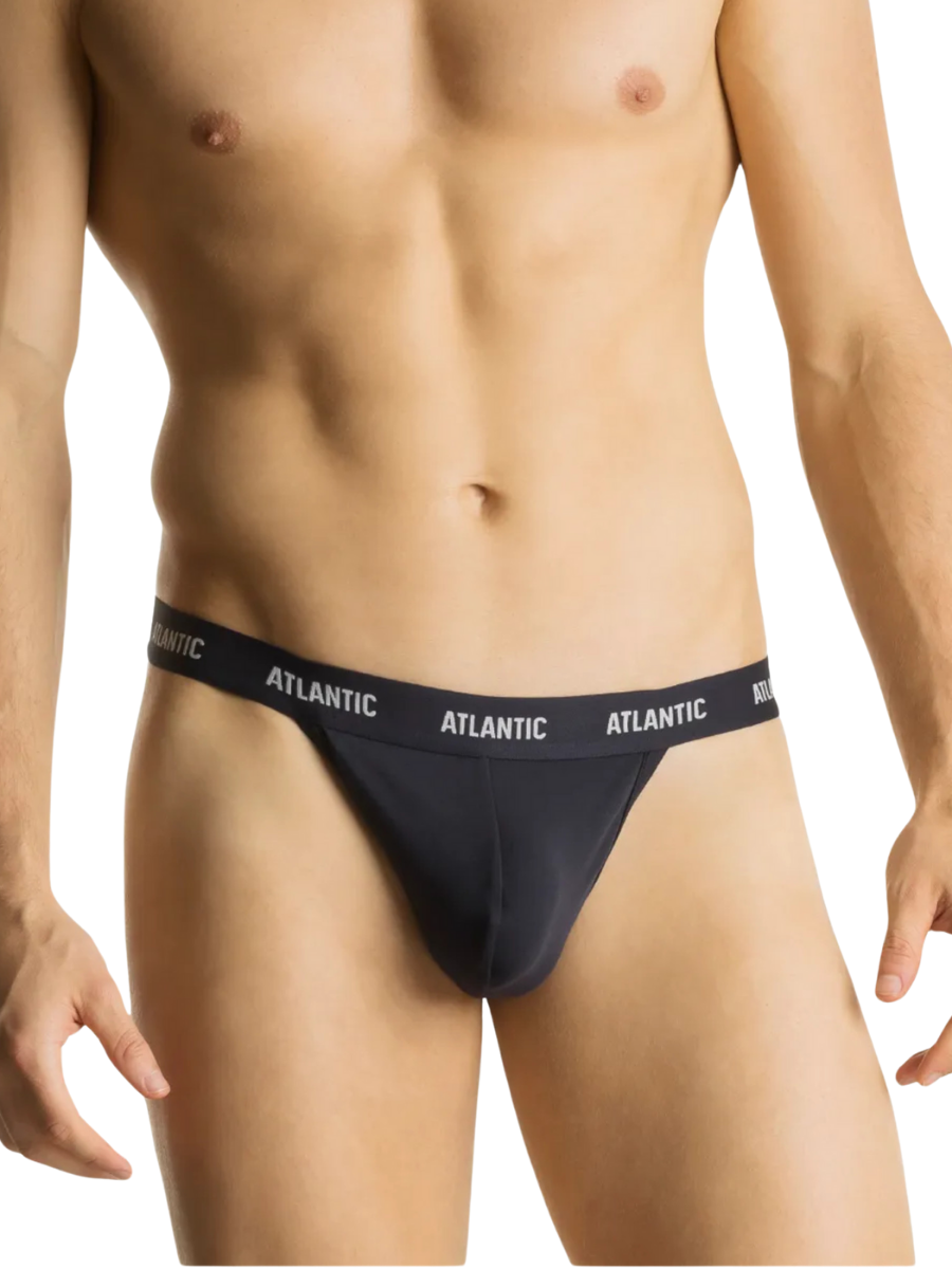 

Мужские трусы джоки ATLANTIC Jock Strap MP-1571 темно-синие, Синий, MP-1571