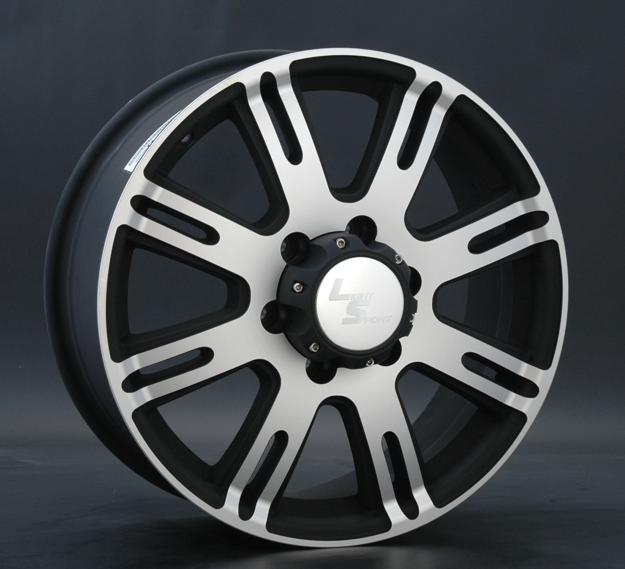 

Колесный диск LS 213 (BKF) 8.5xR20 ET25 6*139.7 D106.1, Черный;серебристый
