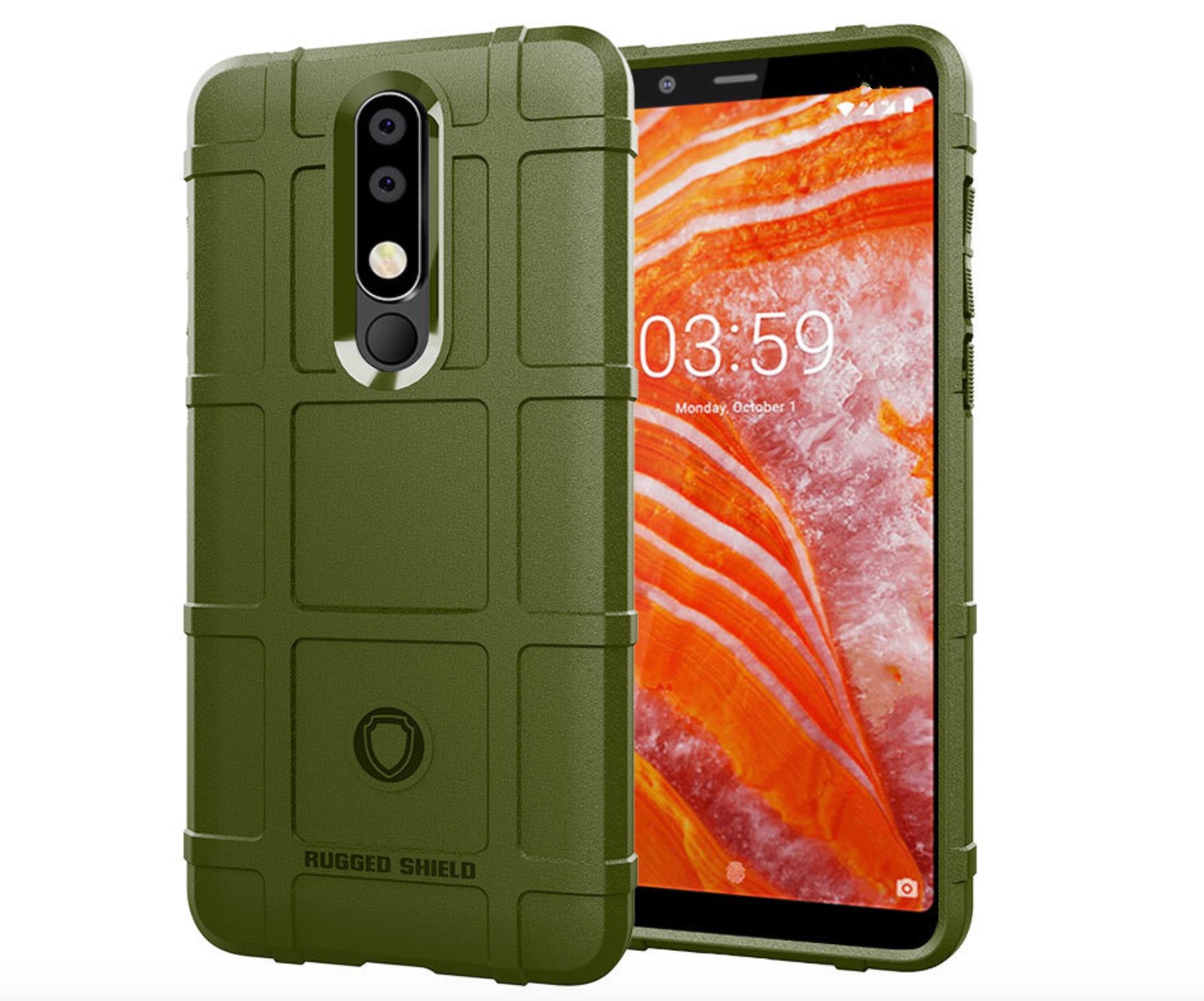 фото Чехол mypads для nokia 1 plus + green (129148)