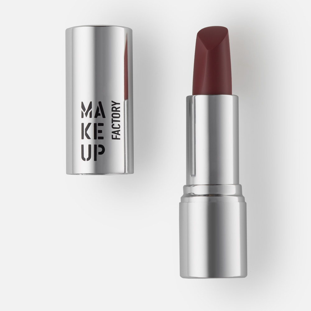

Помада Make Up Factory кремовая, темный ягодный, тон 119