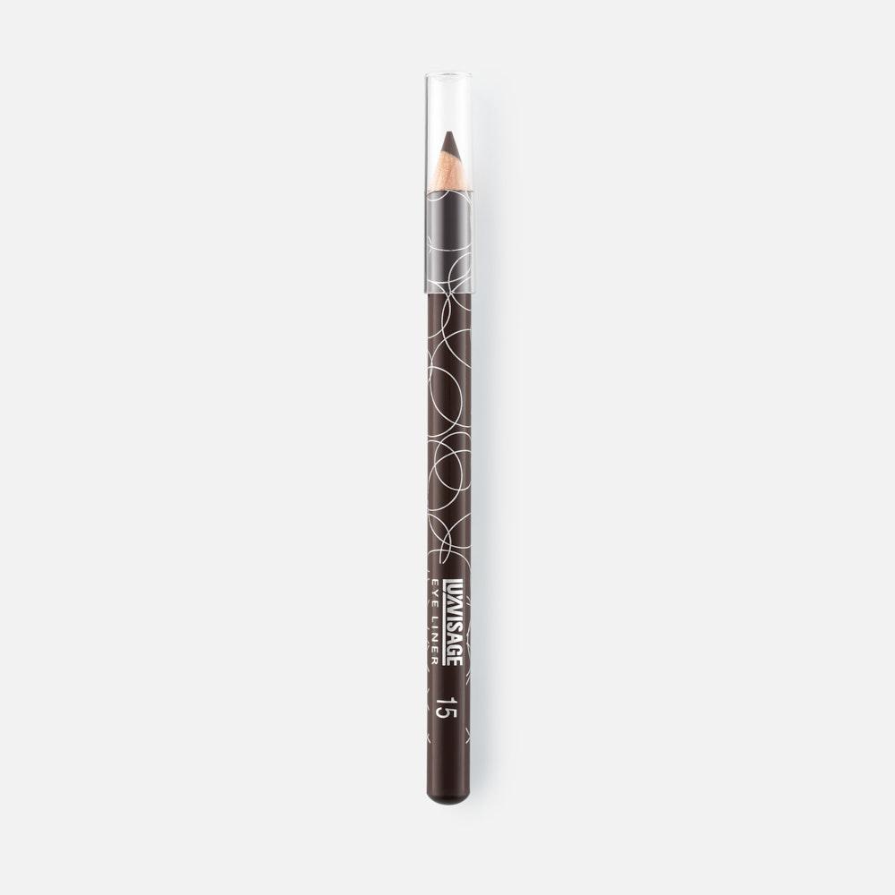 Карандаш для глаз Luxvisage тон 15 Шоколадный 2 г карандаш для глаз стойкий art visage instant line 15 шоколадный сатин