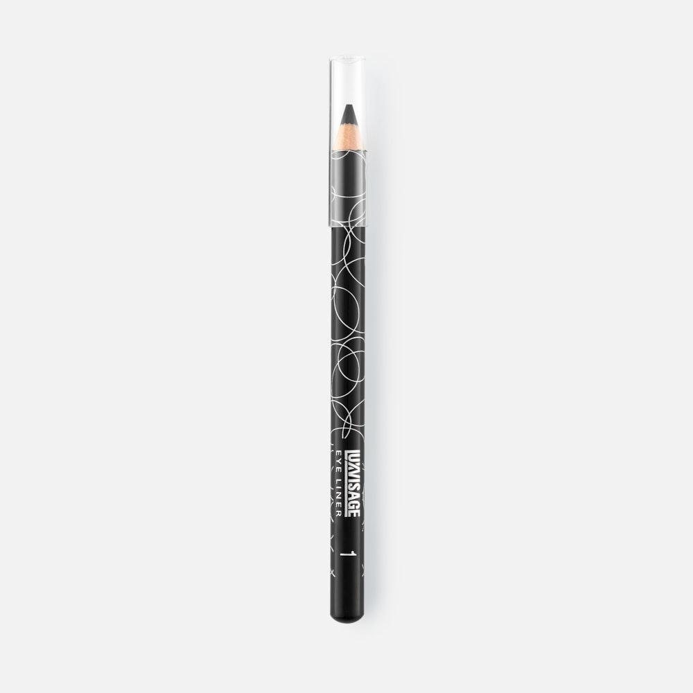 Карандаш для глаз Luxvisage тон 01 Черный 2 г карандаш для глаз luxvisage тон 17 графитовый