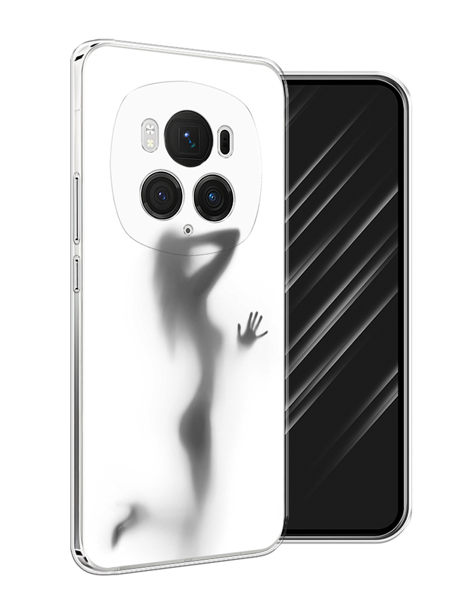 

Чехол Awog на Honor Magic 6 Pro "Стекло в душе", Белый;серый;черный, 6123750-1