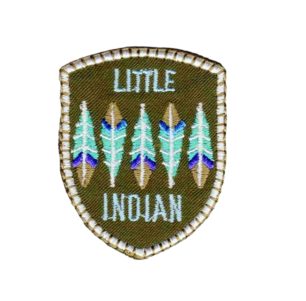 фото Термоаппликация нкм 33303/1sb little indian button dkl braun