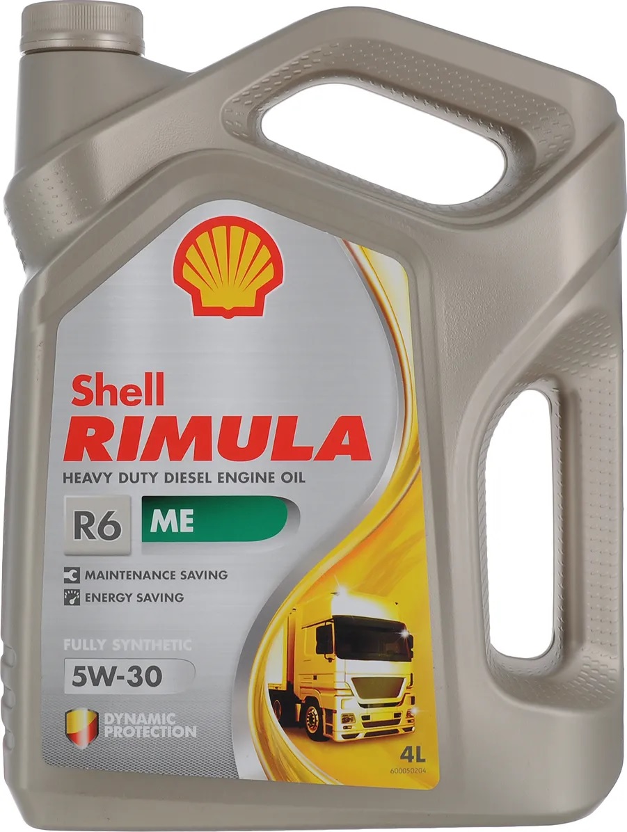 фото Моторное масло shell rimula r6 me 550052171 5w30 4 л