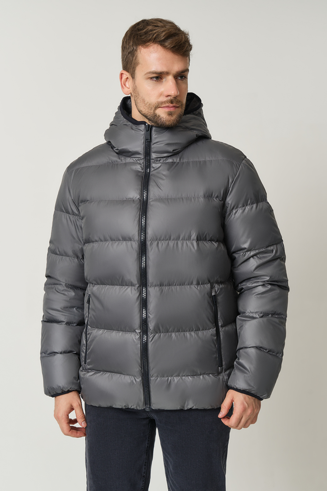 

Пуховик мужской Baon B5022702 серый XXL, B5022702