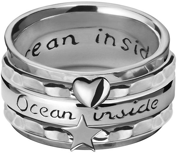 

Кольцо из серебра р. 18 Ocean inside RO121, RO121