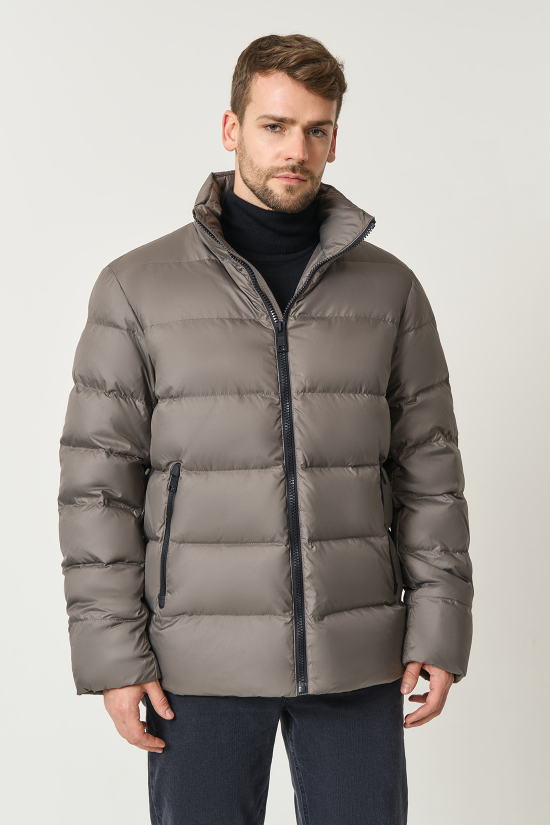 

Пуховик мужской Baon B5022701 коричневый XXL, B5022701