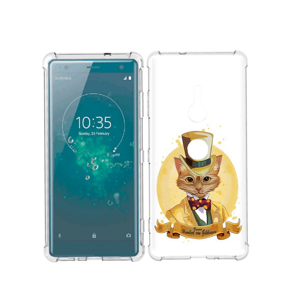 

Чехол MyPads Tocco для Sony Xperia XZ3 кот юрист, Прозрачный, Tocco