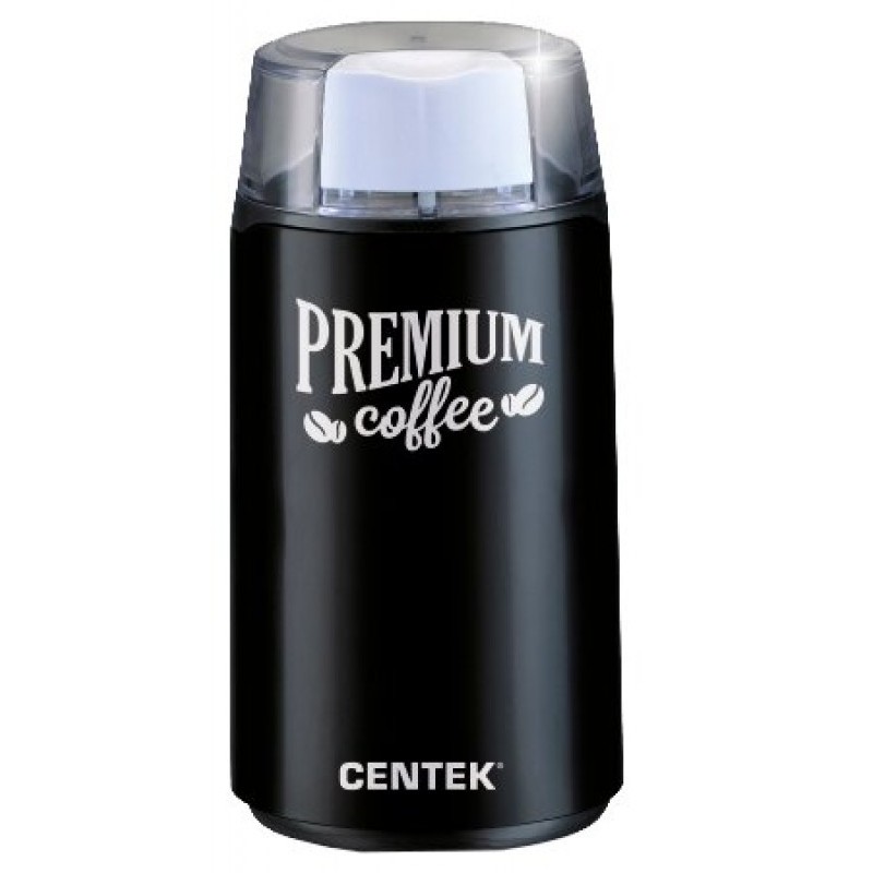 Кофемолка Centek CT-1360 Black 250 Вт, 45 г, 5 чашек ароматного кофе, прозрачная крышка кофемолка centek