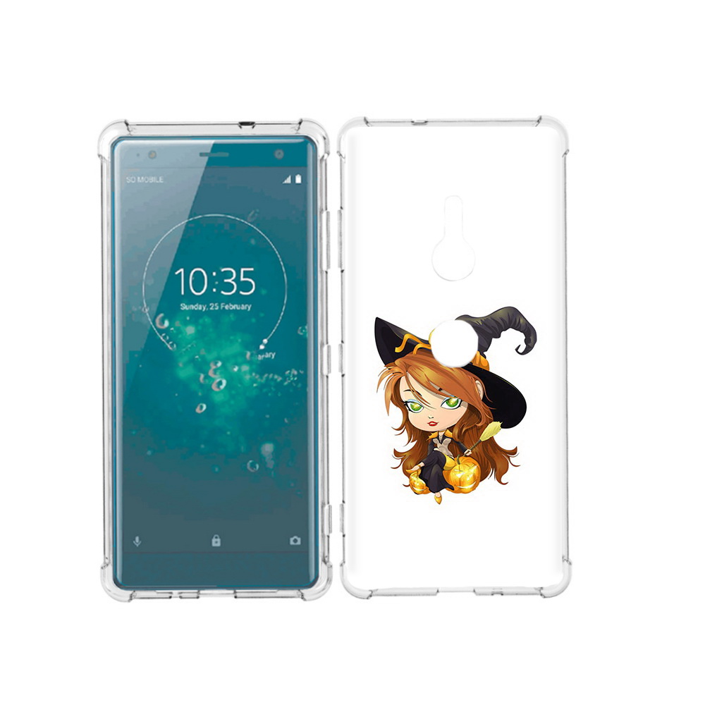 

Чехол MyPads Tocco для Sony Xperia XZ3 Ведьмочка, Прозрачный, Tocco