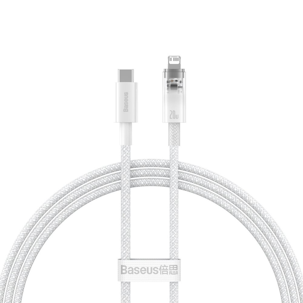 Кабель Baseus Explorer Series Type-C-Apple Lightning 20W 1m