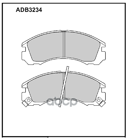 ALLIED NIPPON ADB3234 Колодки тормозные