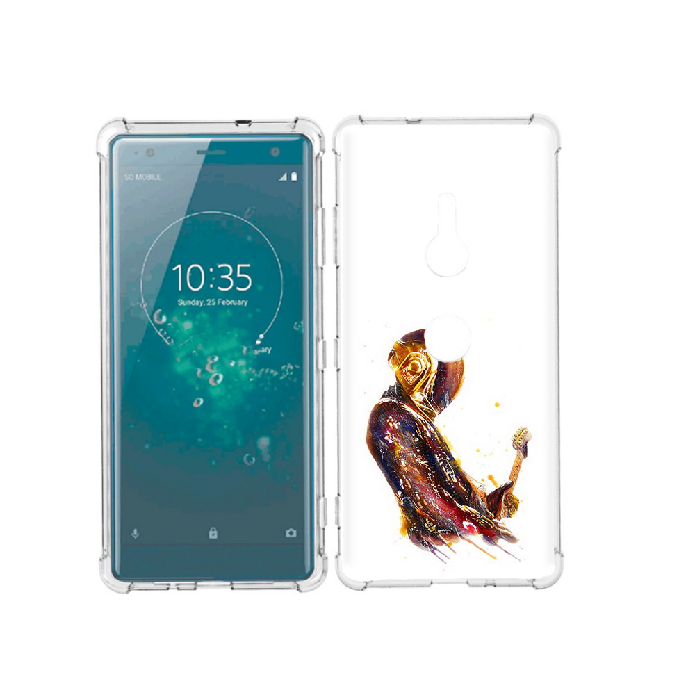 

Чехол MyPads Tocco для Sony Xperia XZ3 космо-музыкант, Прозрачный, Tocco