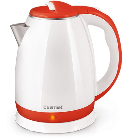

Чайник Centek CT-1026 (Red) 1.8л, 2000W, двойной корпус - сталь+пластик, CT-1026